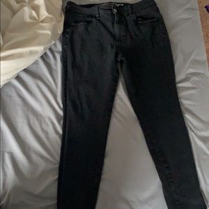 American Eagle black high rise jeans
